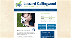 Desktop Screenshot of lessardvet.com